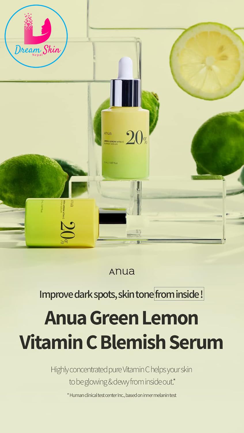Anua Green Lemon Vita C Blemish Serum, 20g